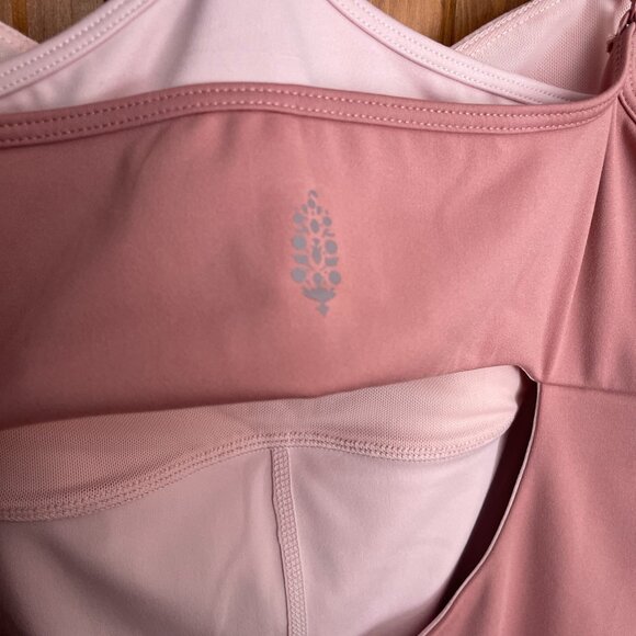 NEW Free People FP Movement Baseline Tennis Dress Petal Pink SZ L - Picture 3 of 8